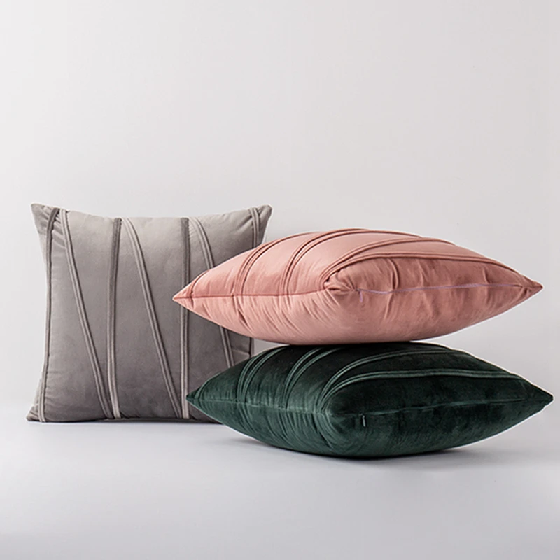 coussin déco rose