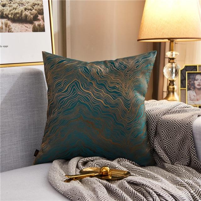 housse de coussin en soie vert