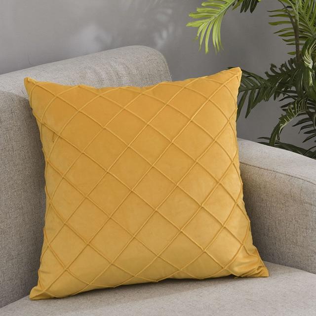 Housse de Coussin 50x50cm Jonson Jaune