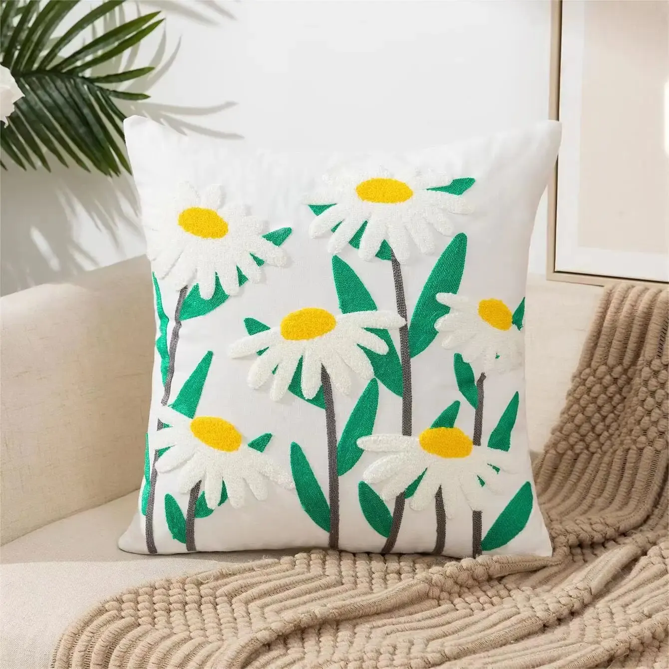 housse minimaliste en coton