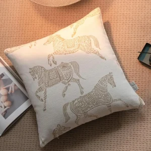 Housse de coussin jacquard haut de gamme