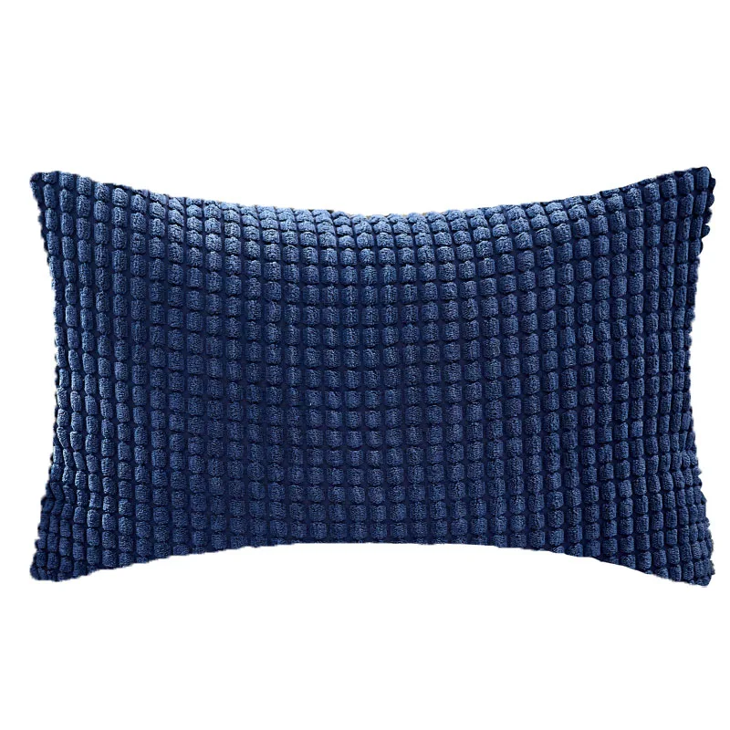 Housse de coussin en velours côtelé 30x50cm