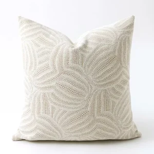 housse de coussin jacquard léger
