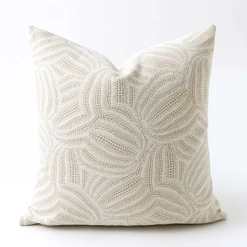 housse de coussin jacquard léger
