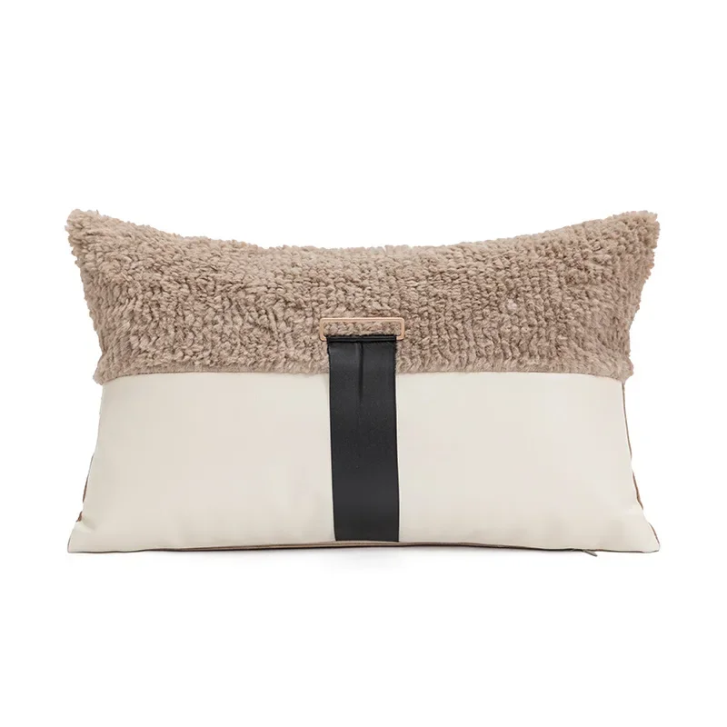 housse de coussin brodée