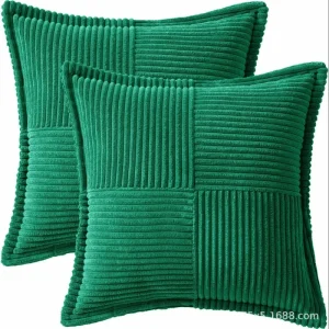 Housse de coussin en velours