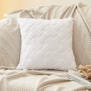 housse de coussin peluche