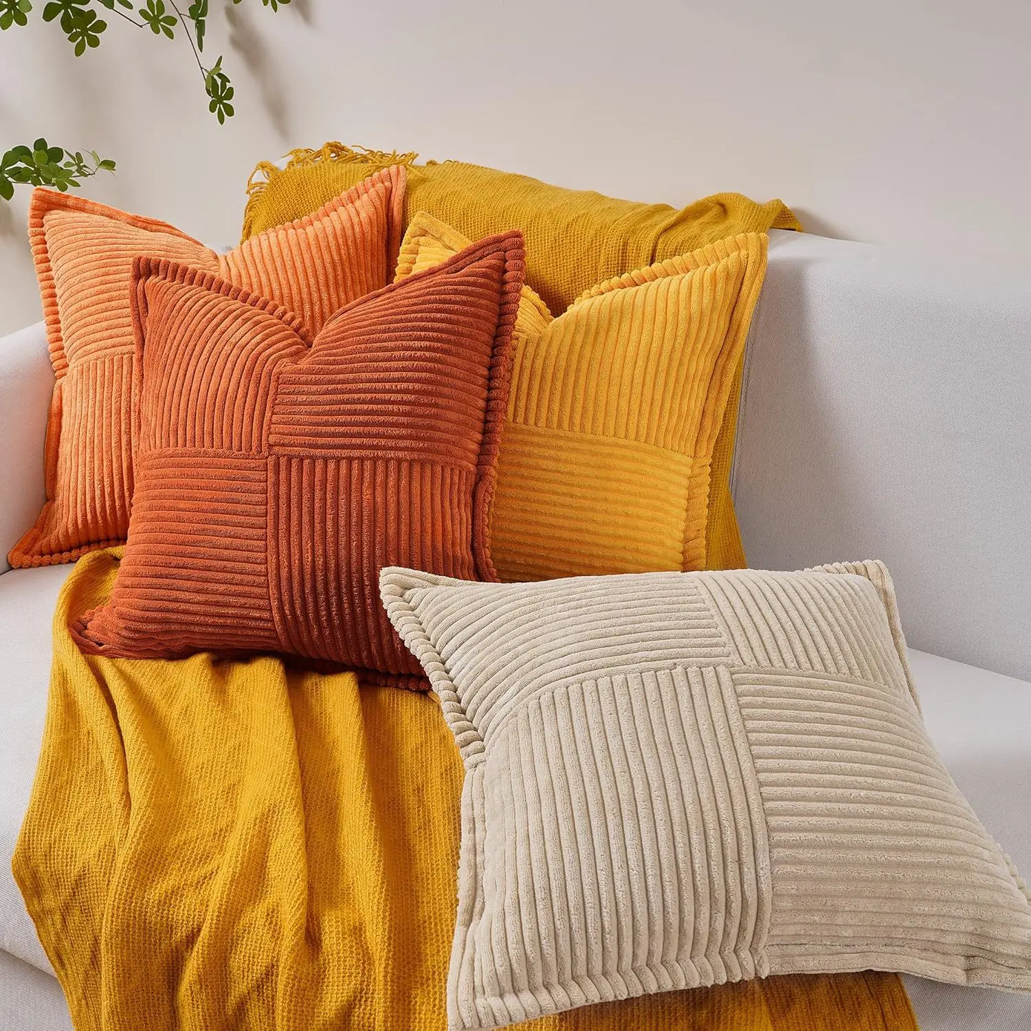 Déco coussin rayé simple