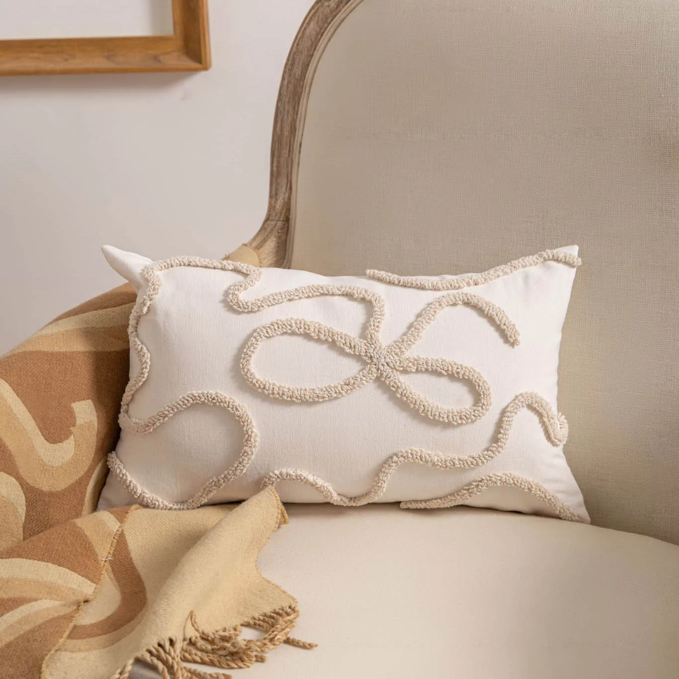 chic coussin style hôtel