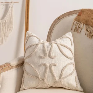 housses de coussin fil bouclé