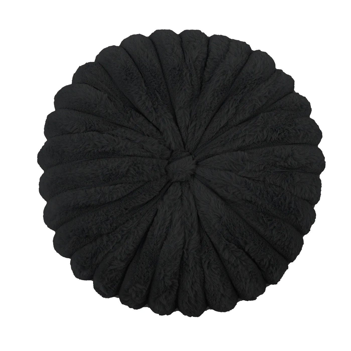 coussin imitation fourrure