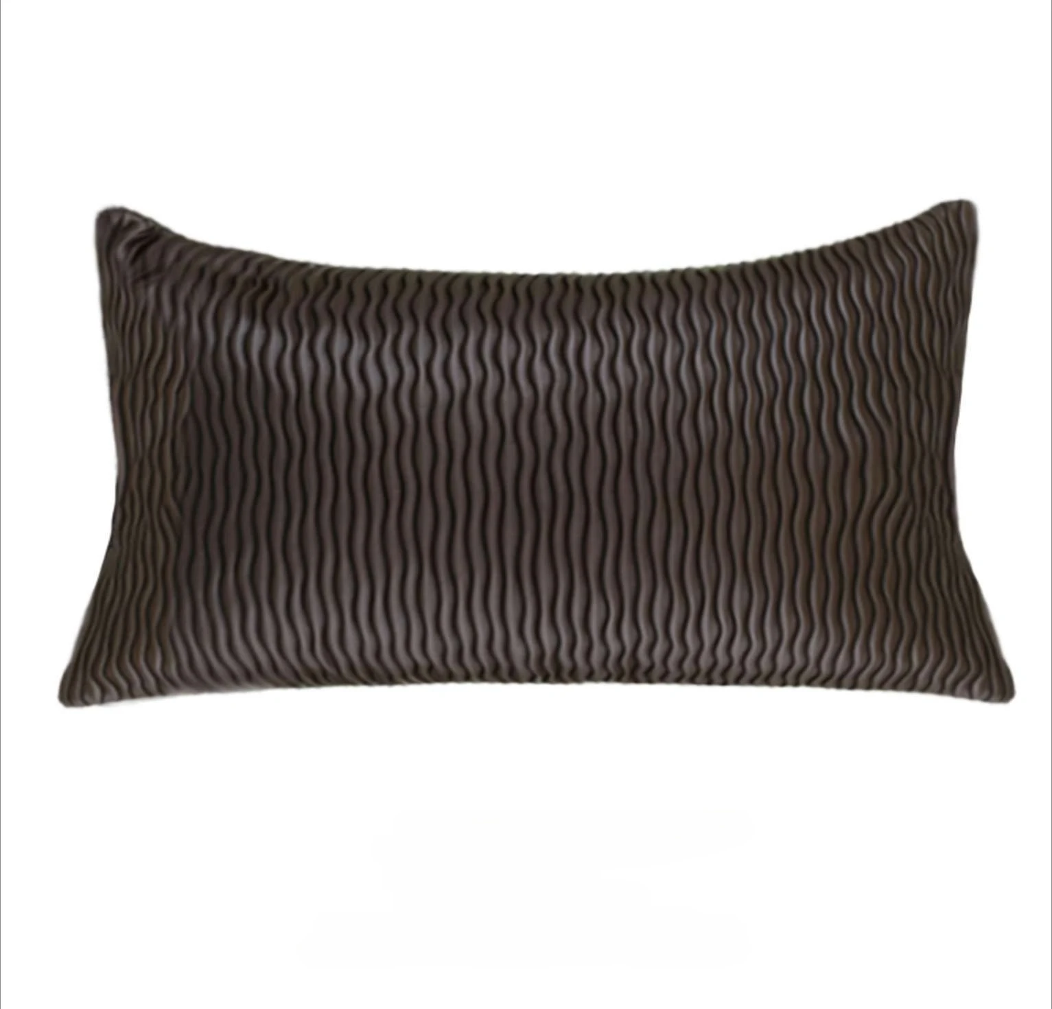 Housse de coussin 30 x 50 cm – luxe moderne – marron café