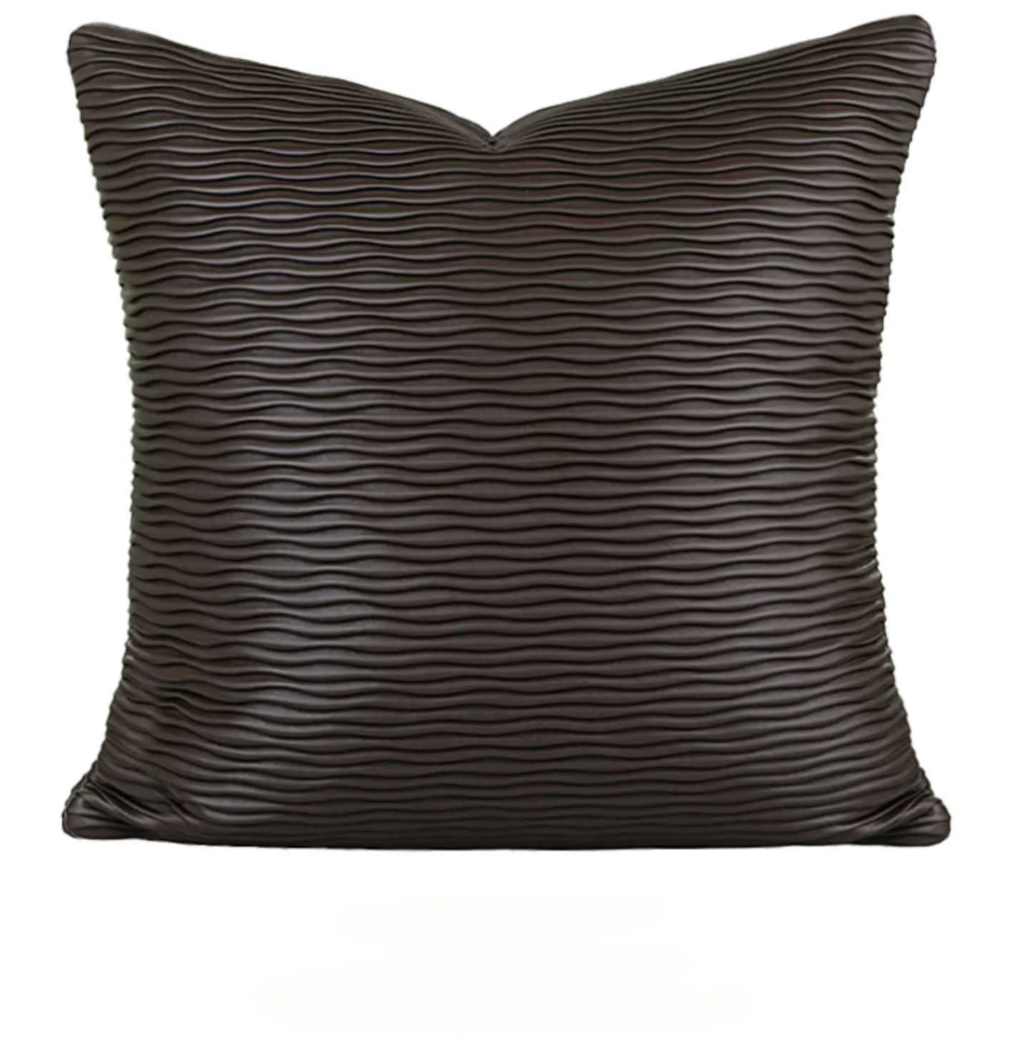 Housse de coussin 50 x 50 cm – luxe moderne – marron café