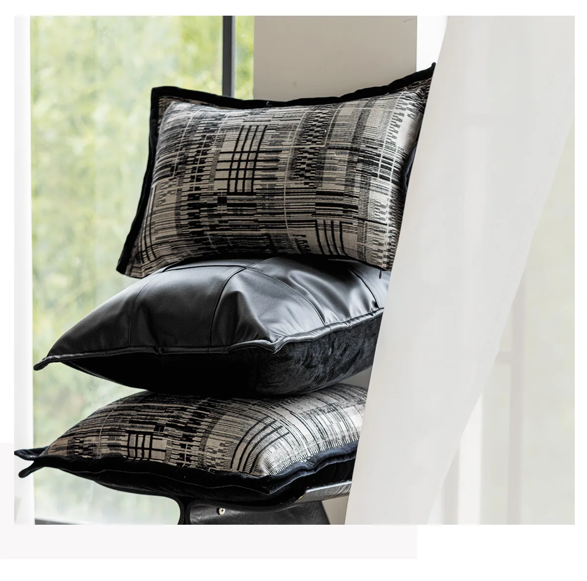 housse de coussin gris renard